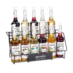 Monin 11-Bottle Syrup Rack each