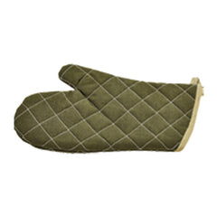 Flame Retardant Oven Mitt Green 13" each