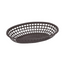 Oval Fast Food Basket - Black pk 12 ct