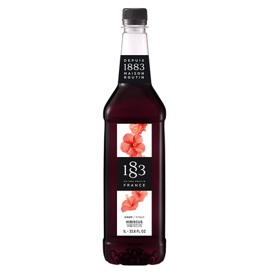 1883 Hibiscus Syrup PET 1 ltr