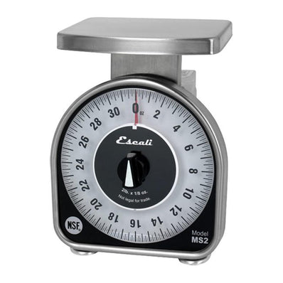 Escali Mechanical Dial Scale 2 lb x 0.25 oz each