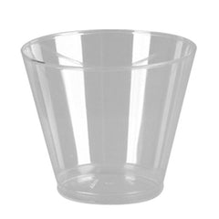 Comet Squat Tumbler Clear Bulk 9 oz 100 ct