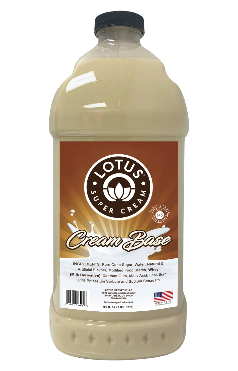 Lotus Super Cream Base Concentrate 64 oz