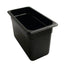 Camwear Food Pans Third Size Black 8