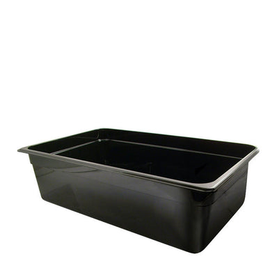 Camwear Food Pan Full-Size Black 6" each