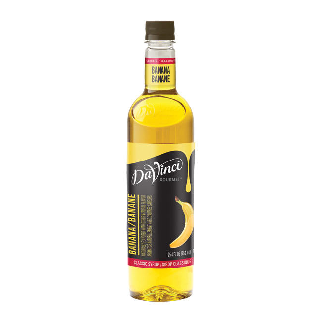 DaVinci Gourmet Classic Banana Syrup PET 750 ml