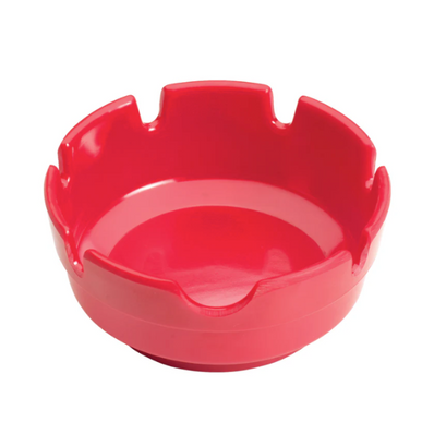 Round Red Ashtray pk 1 dz