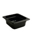 Camwear Food Pan Sixth Size Black 2 1/2