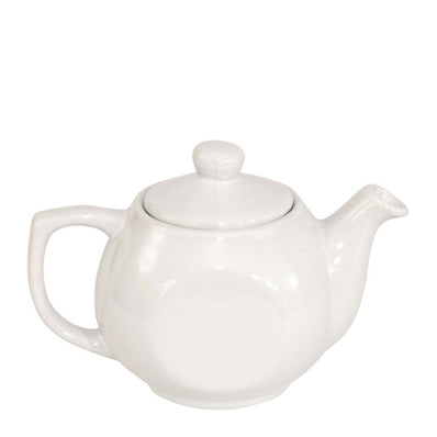 Teapot with Lid Porcelain White 14 oz 1 dz