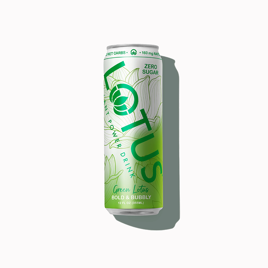 Lotus Plant Power Green Drink 12 oz
