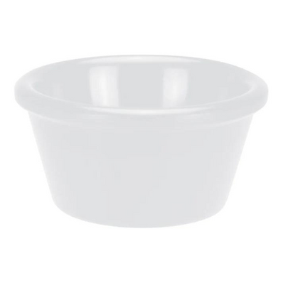 Ramekin 1.5oz Mel Wht pk 1 dz