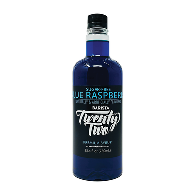 Barista 22 Blue Raspberry Sugar Free Syrup 750 ml