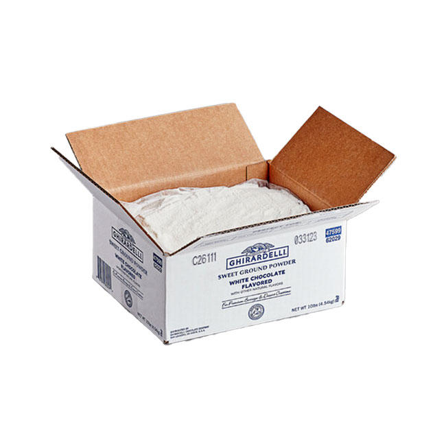 Ghirardelli Sweet Ground White Chocolate Powder 10 lb 10 lb