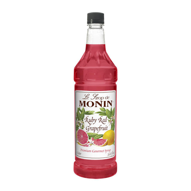 Monin Ruby Red Grapefruit Syrup PET 1 ltr