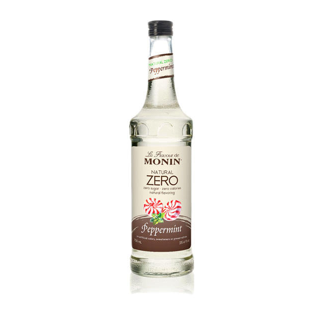 Monin Natural Zero Peppermint Syrup 750 ml