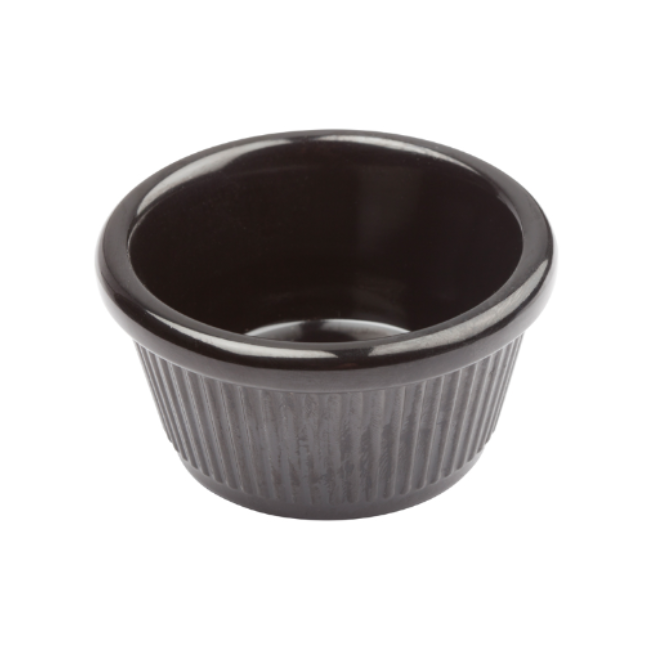 Ramekin 1.5oz Mel Blk pk 1 dz