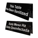 Sanitation Table Tent 1 dz