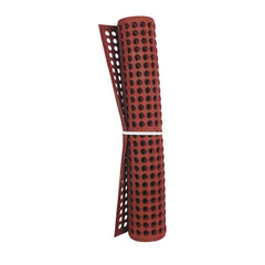Anti-Fatigue Mat Economy Red Rolled  3' x 5' x 1/2" each