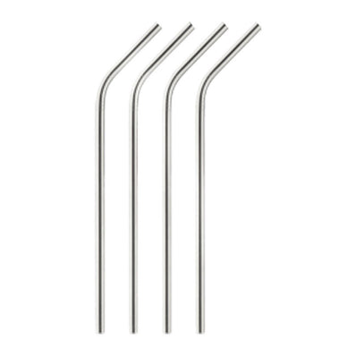 Stainless Steel Reusable Straws 4 ct