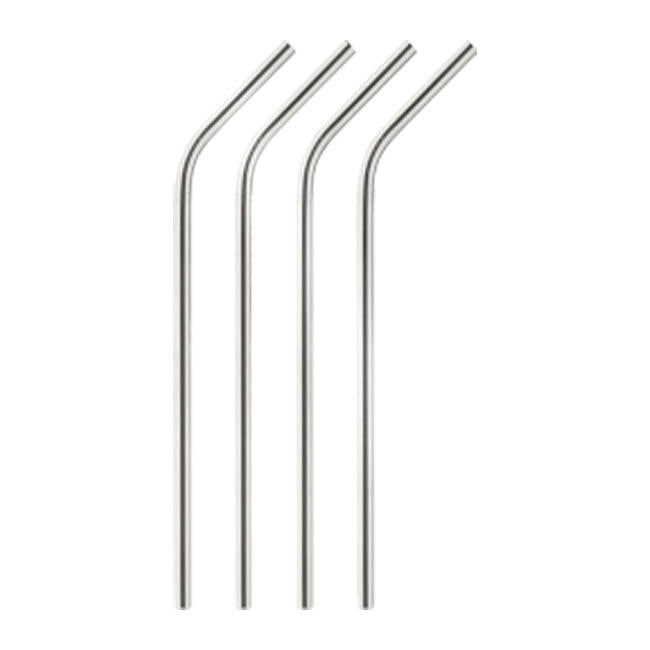 Stainless Steel Reusable Straws 4 ct