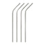 Stainless Steel Reusable Straws 4 ct
