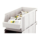 Versa Organizer Bin Speckled Gray each