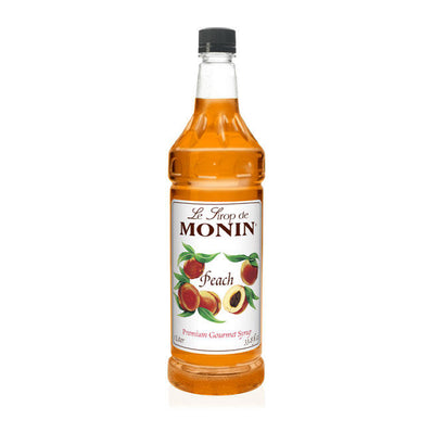 Monin Peach Syrup PET 1 ltr