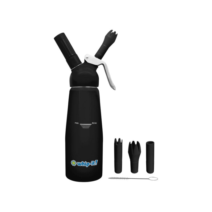 Whip Disp Black .5 ltr each