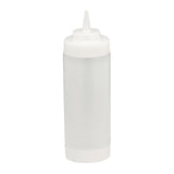 Dualway WideMouth Squeeze Bottle Clear 16 oz 1 dz