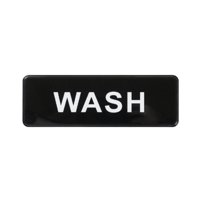 "Wash" Signage each