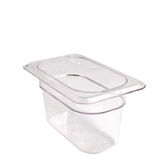 Camwear Food Pan Ninth-Size Clear 4" each