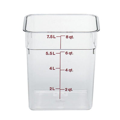 CamSquare Container Clear 8 qt each