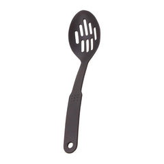Spoon Slotted Black 12" each