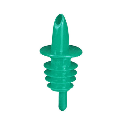 Plastic Pourer Green pk 1 dz