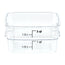 FreshPro Food Container Poly 2 qt each