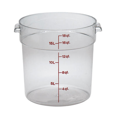 Camwear Rounds Clear 18 qt each