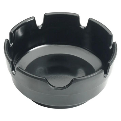 Ash Tray 4" Black pk 1 dz