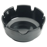 Ash Tray 4" Black pk 1 dz