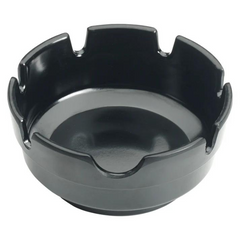 Ash Tray 4" Black pk 1 dz