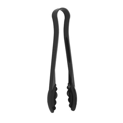 Camwear Tongs Scalloped Black 12" each