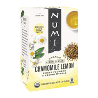 Numi Chamomile Lemon Tea Caffeine Free 18 ct