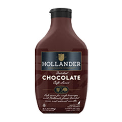 Hollander Café Sweet Ground Dutched Chocolate Sauce Squeeze Bottle 14 oz