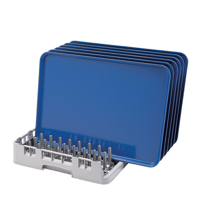 Tray Rack Full-Size Open End Soft Gray each