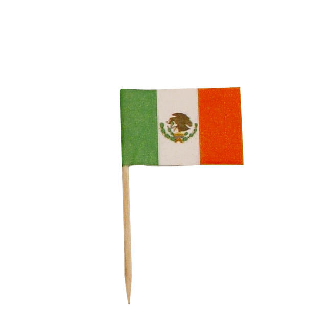Mexican Flag Pick 2 3/4" pk 144 ct