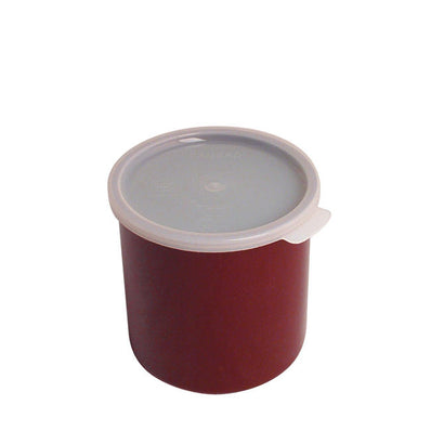 Crock with Lid Reddish Brown 1.2 qt each