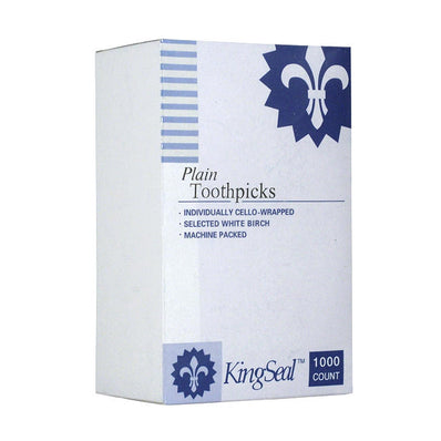 Cellophane Wrapped Toothpick Natural 1000 ct
