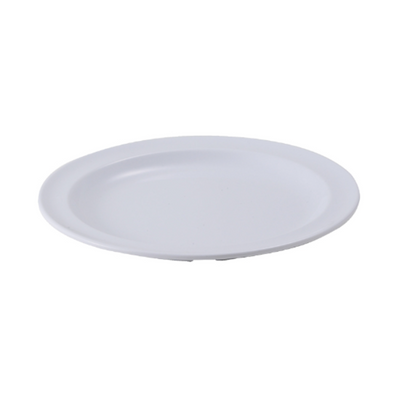 White Oval Melamine Platter 11 1/2" pk 1 dz