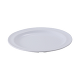 White Oval Melamine Platter 11 1/2" pk 1 dz
