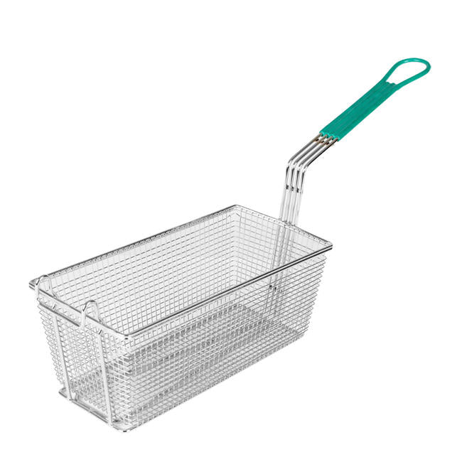 Fryer Basket Rectangular Green each
