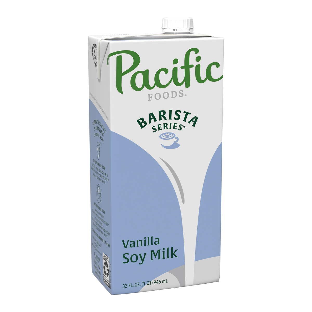 Pacific Foods Barista Series Soy Vanilla Beverage 32 oz